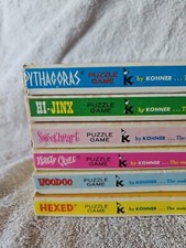 6 Vintage Kohner puzzle games 's 111, 112, 113, 114, 115, 116