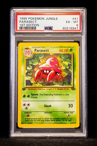 Parasect (1st Edition) graded PSA 6 for sale on eBay