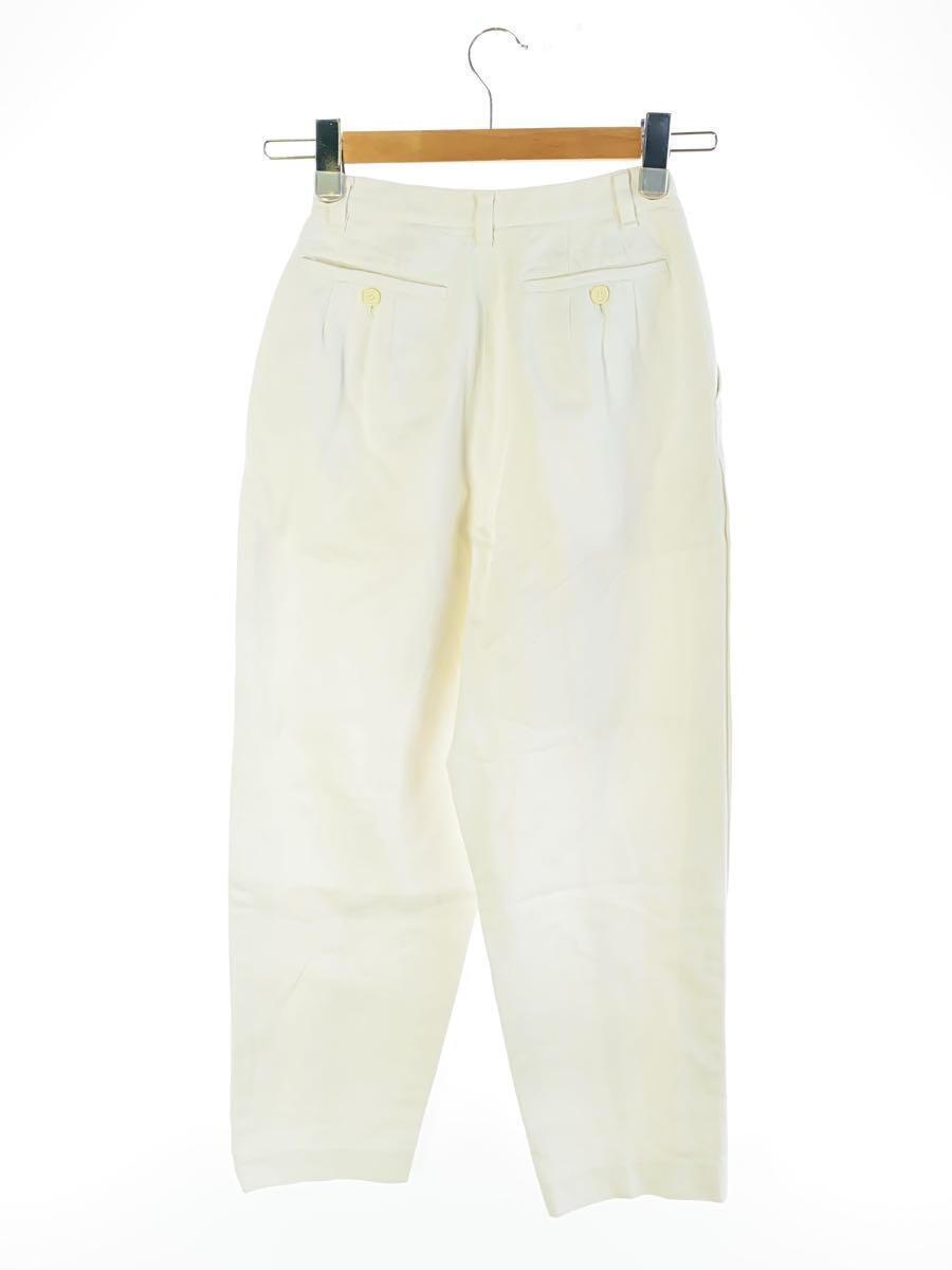 パンツ ISSEY MIYAKE Women Straight Pants IM56KF85706 White ISSEY MIYAKE ◇ 70s / Straight pants / S / Cotton / White