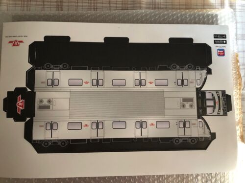 ONE TTC Street Car HO Gauge Paper Model Fold DIY 3D Toy Pliage Toronto - Picture 4 of 20