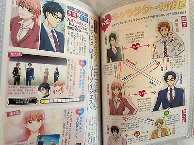 Wotakoi Love is Hard for Otaku Anime Guide Book Wotaku ni Koi wa Muzukashii  F/S