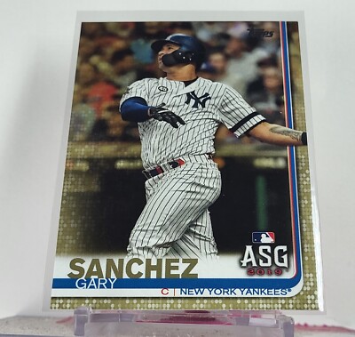 2019 TOPPS UPDATE GARY SANCHEZ GOLD /2019 # US4 YANKEES ALL STAR GAME