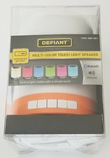 Defiant Rechargeable LED Touch Light with Bluetooth Speaker Orange 1004 380 451
