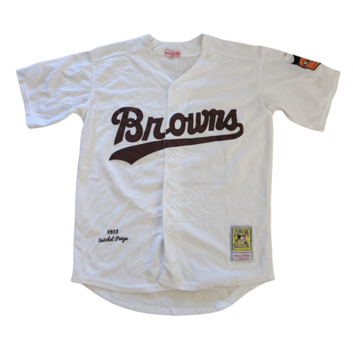 Cleveland Browns Satchel Paige 1953 Cooperstown Collection Baseball Jersey