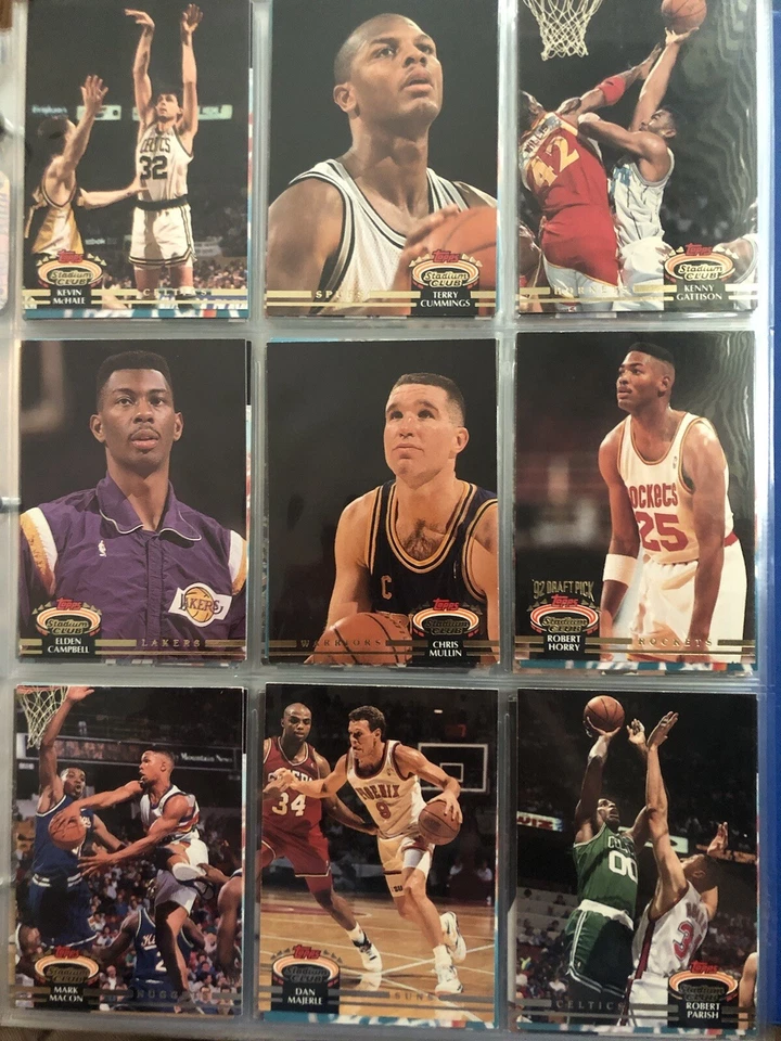 Gran Lote 600+ Colección de Tarjetas de Baloncesto NBA Años 90, Sin Duplicados Foto 3 de 4