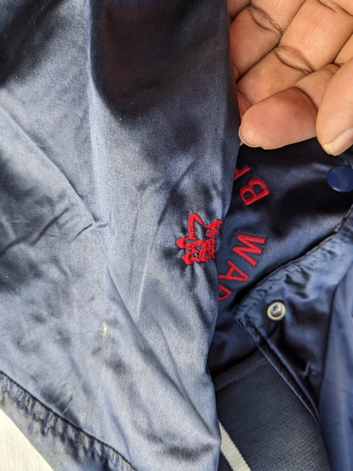 Zett Windbreaker Unisex medium Dark blue vintage 80's 90s Chalk Line jacket - Image 3 of 4