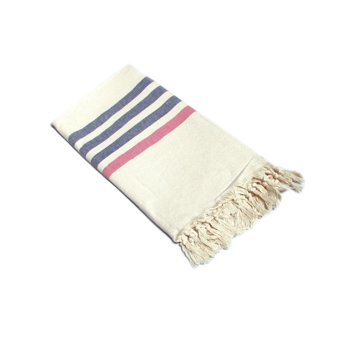 Fringe Turkish Towel Wide Stripes Navy Pink Assorted Brands eBay
