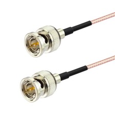 BNC Male to BNC Male RG179 75Ohm Coax Cable 50cm for 3G-SDI HD-SDI Vedio Camera