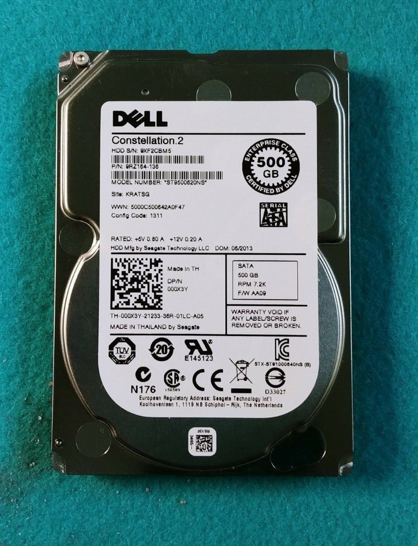 Dell Constellation.2 9RZ164-136 SATA 500GB Hard Drive | eBay