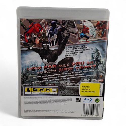 Spider-Man Web Of Shadows PS3 Game PlayStation 3 - MINT DISC Complete - Bild 2 von 4
