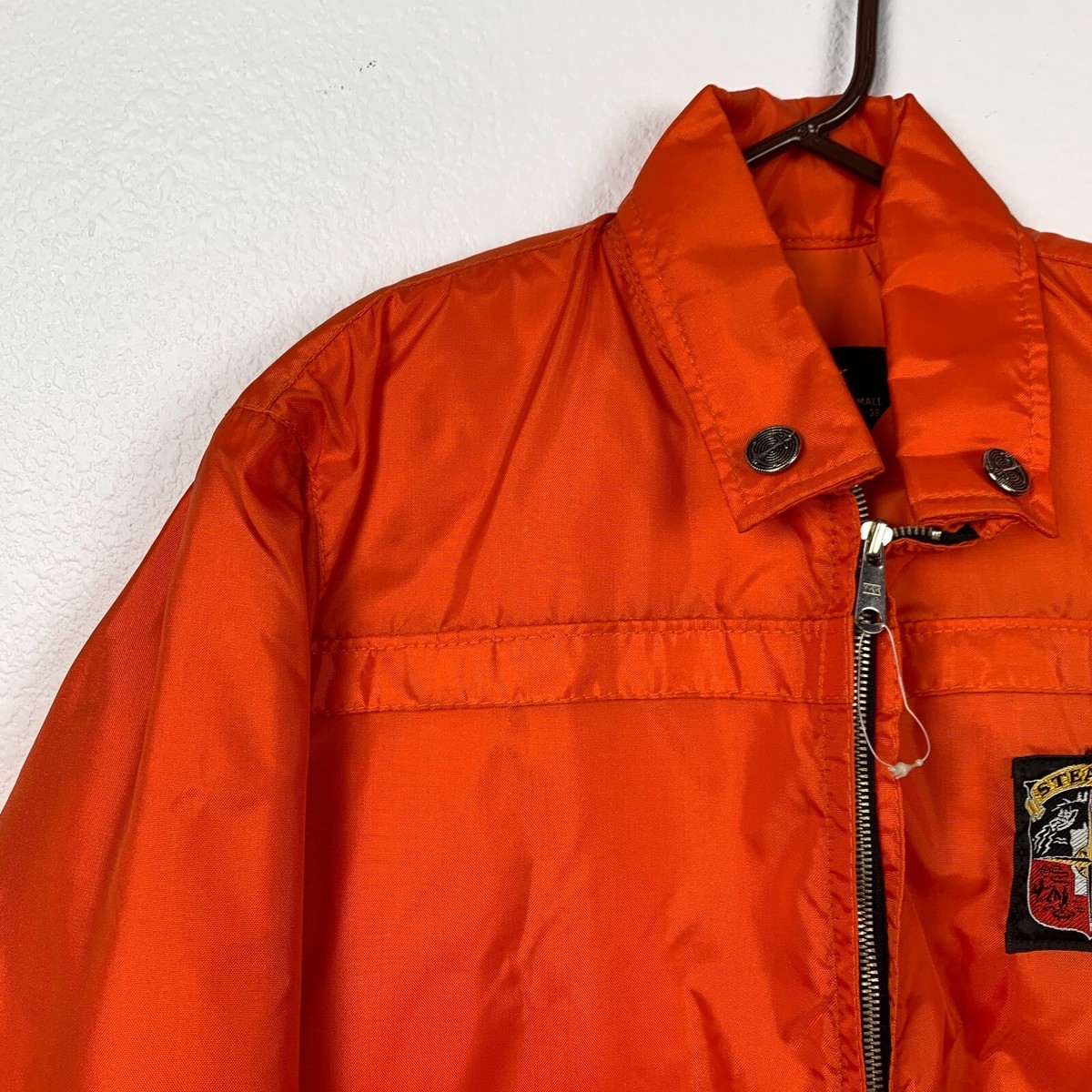 Vintage Stearns Windjammer Buoyant Orange Zip Flotation Jacket