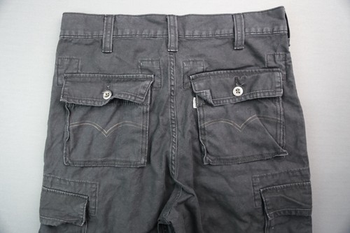 Herren 2015 Levi's Cargo Shorts schwarz Größe 31 Reißverschluss Hosenschlitz - Bild 7 von 7