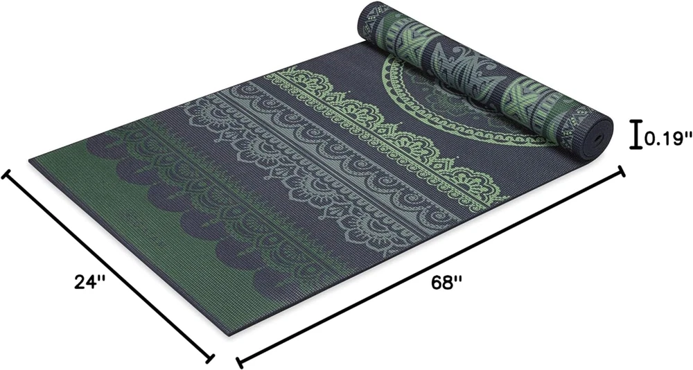 Premium 6mm Reversible Non-Slip Yoga Mat for Exercise & Fitness