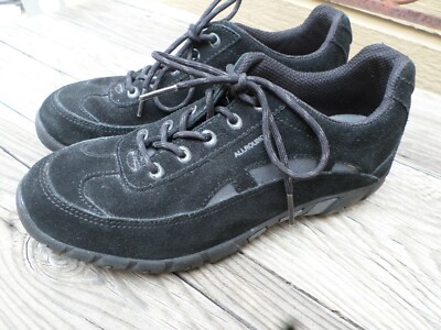 Mephisto Allrounder Black Suede Sneakers Women's 8.5