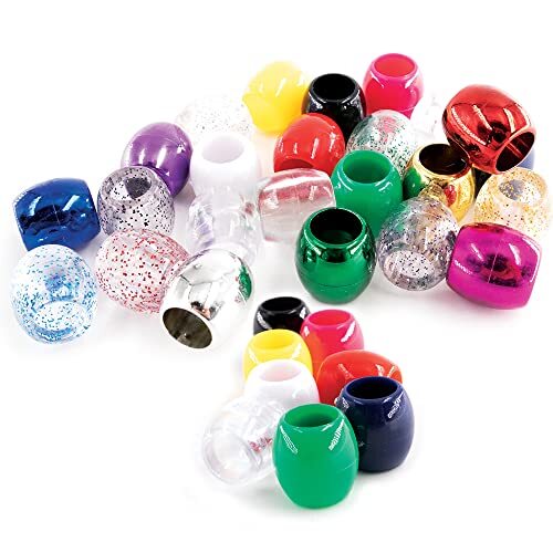 126 Pcs Beads Jewelry Making Kit DIY Hair Braiding Bracelet Pearl