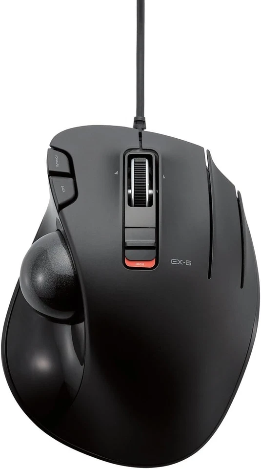 EX-G Smooth Tracking Optical Trackball Mouse - Ergonomic Design & Custom DPI - Image 3 of 4