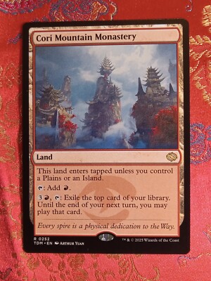 Cori Mountain Monastery Tarkir Dragonstorm Magic The Gathering MTG Rare Card