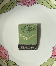 Vtg 1920s REAL SILK Hosiery Mending Kit Real Silk Hosiery Mills Matchbook Style