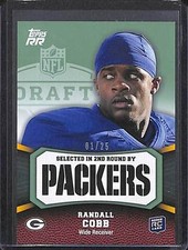 2011 Topps Rated Rookies Green #129 Randall Cobb No 1 of 25