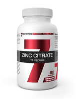 7Nutrition Zinkcitrat 15 Mg – 100 Vegane Kapseln