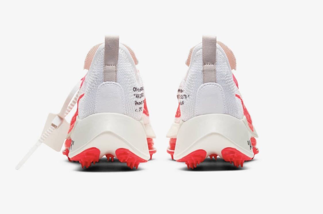 NIKE 27.5cm Off White Nike Air Zoom Tempo Next Flyknit Solar Red thumbnail 5