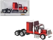 1980 GMC General Truck Tractor Model Car 1/87 HO Scale Dark Red Light Red by ...