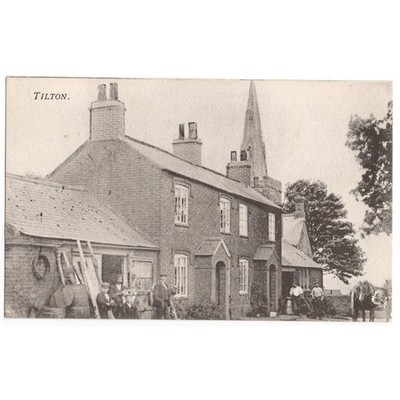 TILTON ON THE HILL Marefield Lane, Leicestershire Postkarte postalisch gebraucht 1908