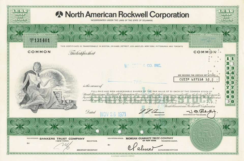 North American Rockwell Corporation - Apollo Rakete - Bild 1 von 1