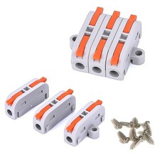 36 Pcs Conductor Compact Connectors Lever Wire Nuts, Electrical Connectors Wi...