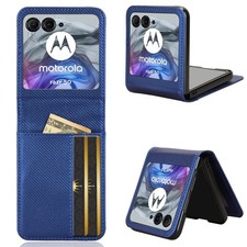 for Motorola Razr 2025/Razr 2024 Luxury Shockproof PU Leather Card Slots Case