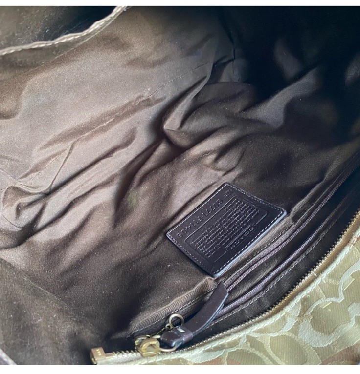 coach patchwork  Canvas Leather handbag - image 11