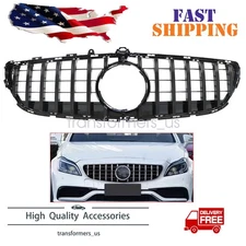 Front Grille For Mercedes Benz W218 CLS500 CLS550 2015-2018 Black