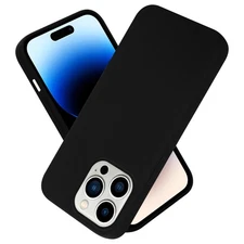 Case for Apple iPhone 14 PRO MAX Protection Phone Cover TPU Silicone Liquid