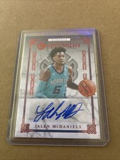 2019-20 Panini Chronicles - Apprentice Signatures Jalen McDaniels #AP-JMD Red