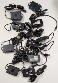 10 Lot of Official OEM Sega Dreamcast RF RFU Antenna Cable Switch Adapters