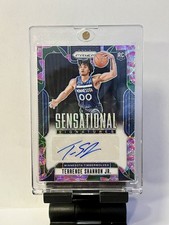 2024-25 Panini Prizm Terrence Shannon Jr RC Sensational Signatures Lotus SSP 