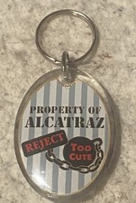 Propiedad de Alcatraz Llavero Nuevo Coleccionista Divertido Soporte Regalo Ventilador