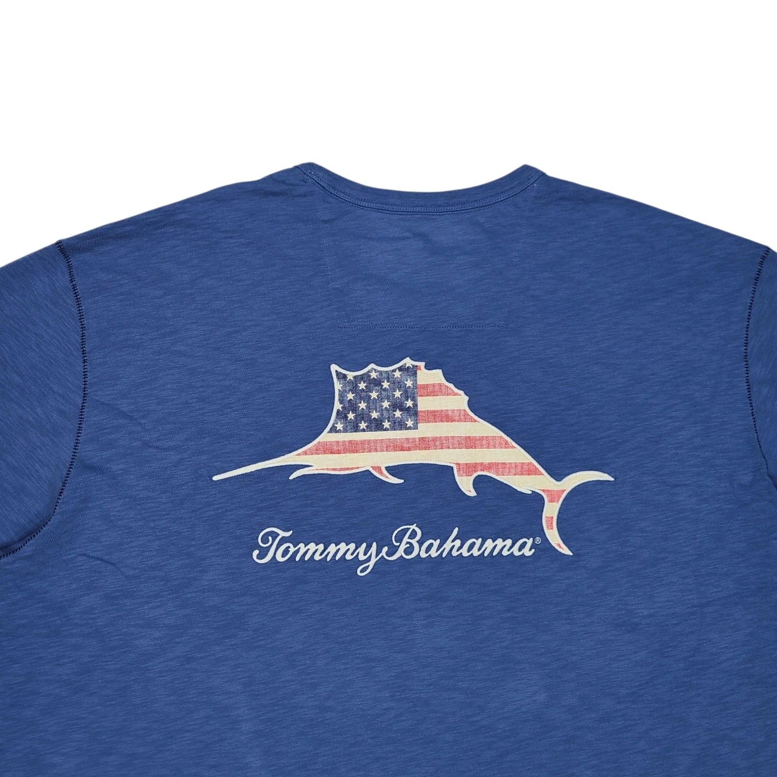 Tommy Bahama Mens 3XLB 4XLB Long Sleeve Tshirt Patriotic Billboard Lux