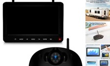 HD 1080P 7" Wireless RV Backup Camera System for Furrion Pre-Wired RV 7" 1-Cam