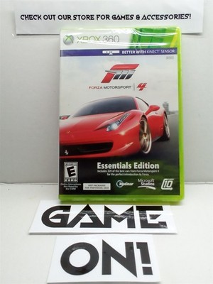 Forza Motorsport 4 Essentials Edition (Xbox 360) New Factory Sealed - Free Ship