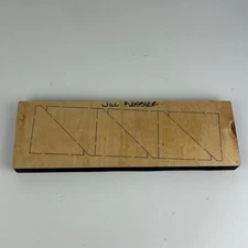 AccuQuilt Studio Fabric Cutting Die 50163 Half Square 3” Finished 12 X 5”