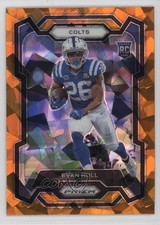 2023 Panini Prizm Rookies Orange Ice Prizm Evan Hull #344 0wp8