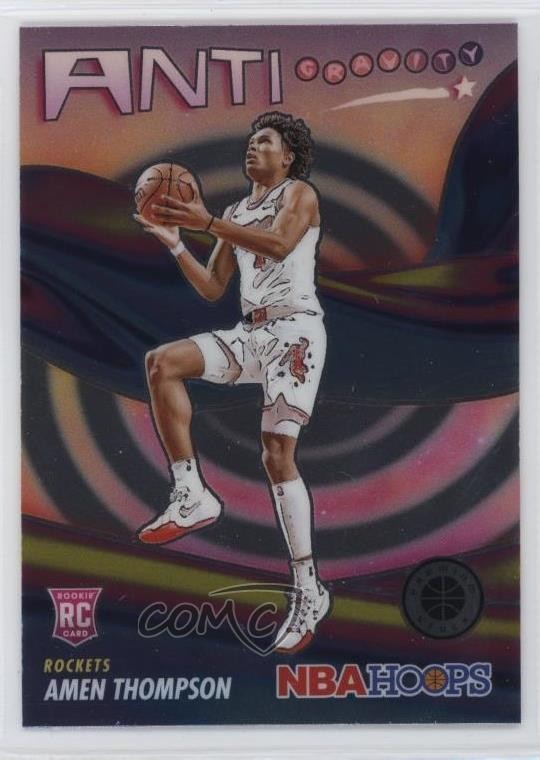 2023-24 Panini NBA Hoops Premium Stock Anti-Gravity Amen Thompson #16 2y0