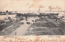 Postcard, Frederikshavn, Denmark, Harbor View, Kulkajen PM 1905