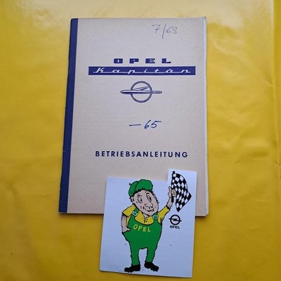 Betriebsanleitung Opel Kapitän Hydramatic PL 2,6 Handbuch Bedienungsanleitung