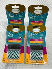 Amope Pedi Perfect Refills Lot of 4 Packs Extra Coarse & Exfoliating Brush