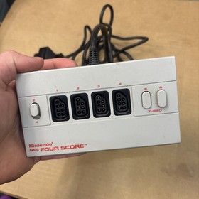 Nintendo NES Four Score 4 Player Controller Adapter NES-034A - Authentic Tested