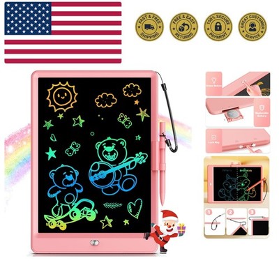 10 Inch LCD Writing Tablet for 3-8  Olds - Electronic Drawing Pad and Doodle ...