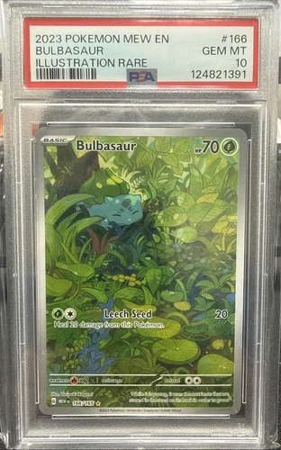2023 Pokemon SV 151 Bulbasaur #166/165 PSA 10