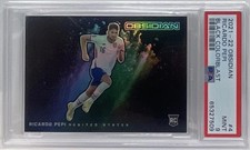 2021-22 Ricardo Pepi Panini Obsidian Black Color Blast Rookie Card #4 PSA 9 SSP. rookie card picture